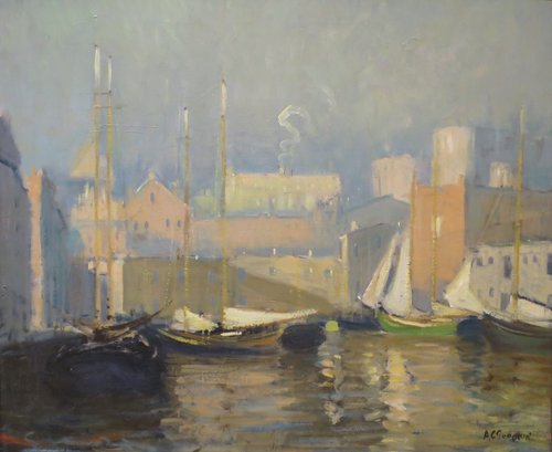 Tea Wharf, Boston, , Arthur Clifton Goodwin