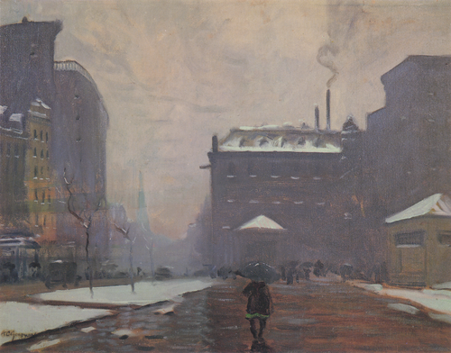 Tremont & Boylston Streets, Boston, 1915, Arthur Clifton Goodwin