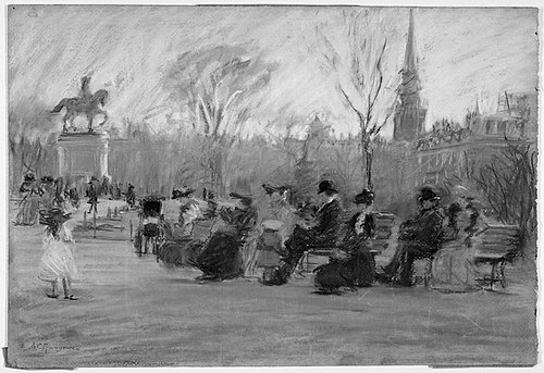 Late November Afternoon, Public Garden, 1905, Arthur Clifton Goodwin