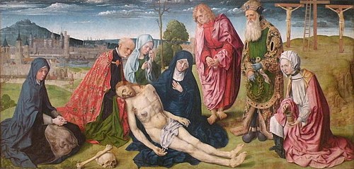 La Pieta de Saint-Germain-des-Prés, 1500, Maître de Saint-Germain-des-Prés