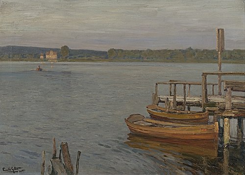 Spätsommertag an der Havel, 1905, Oswald Gette