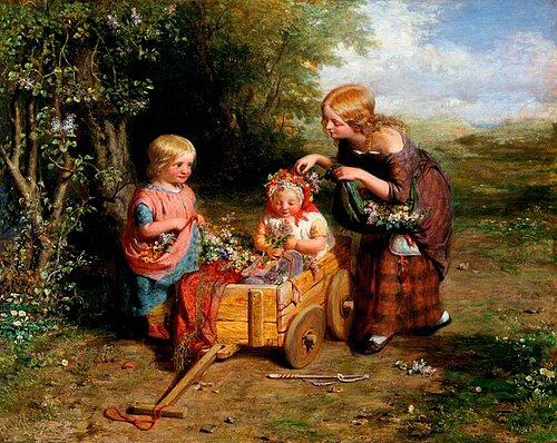 Spring Flowers, 1851, George Smith