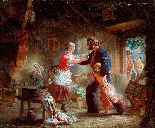 Sailor's Return, 1859, George Smith