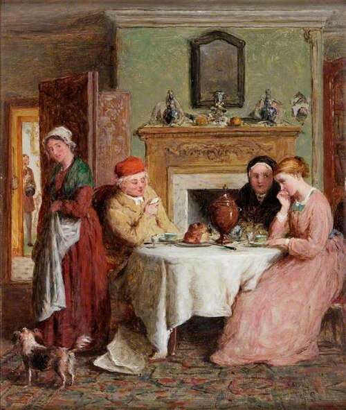Study for 'The Early Visitor', , George Smith