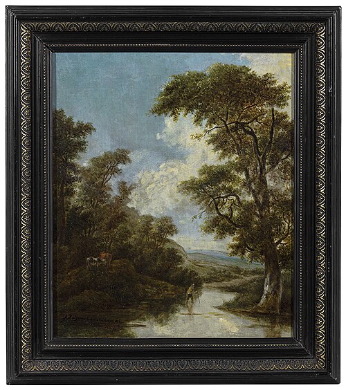 Oversteekplaats in een rivier, 1806, Albarta ten Oever