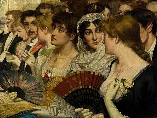 In the Front Row at the Opera, 1880, William Holyoake
