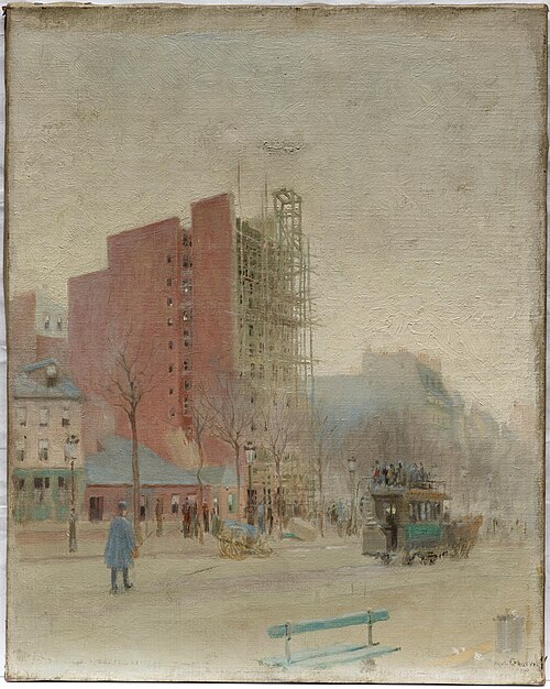 Street Scene, , Paul Cornoyer