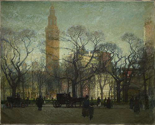 Afternoon Madison Square, 1910, Paul Cornoyer