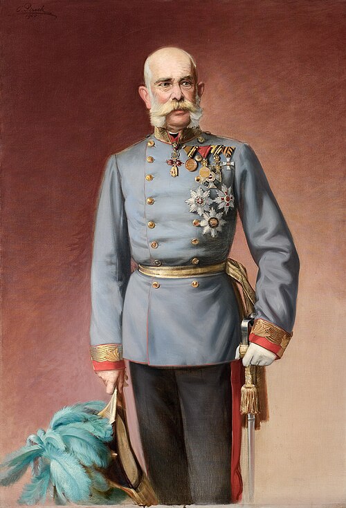 Porträt des Franz Joseph I, 1900, Adolf Pirsch
