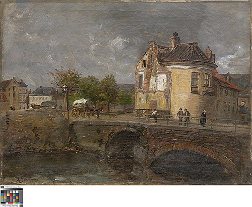 De Dampoort in Brugge, 1851, Antoon Joostens