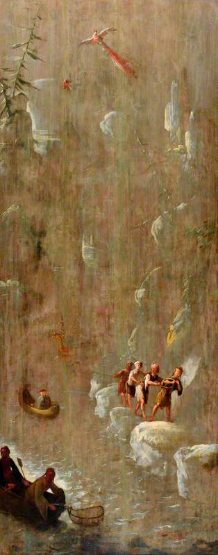 Fishermen in a Gorge, 1696, Robert Robinson