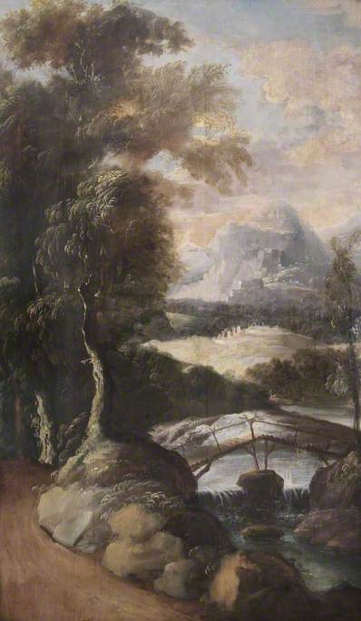 Landscape with a Bridge, , Robert Robinson