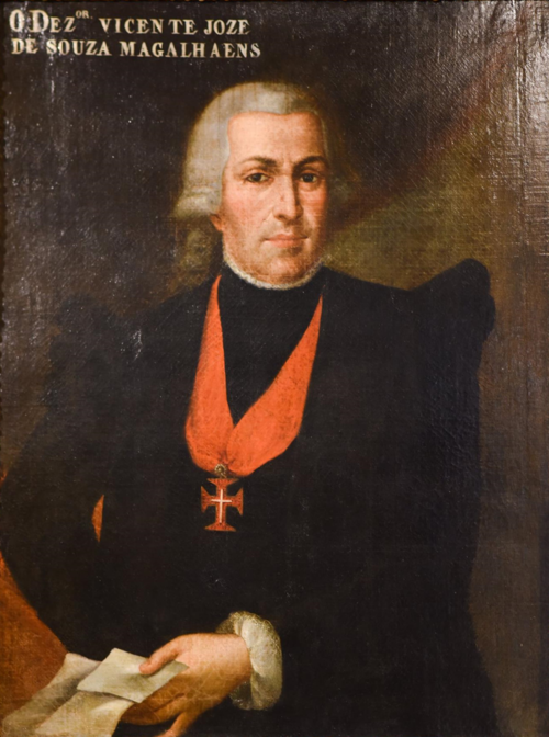 Retrato de Vicente José de Sousa Magalhães, 1800, João Glama Ströberle