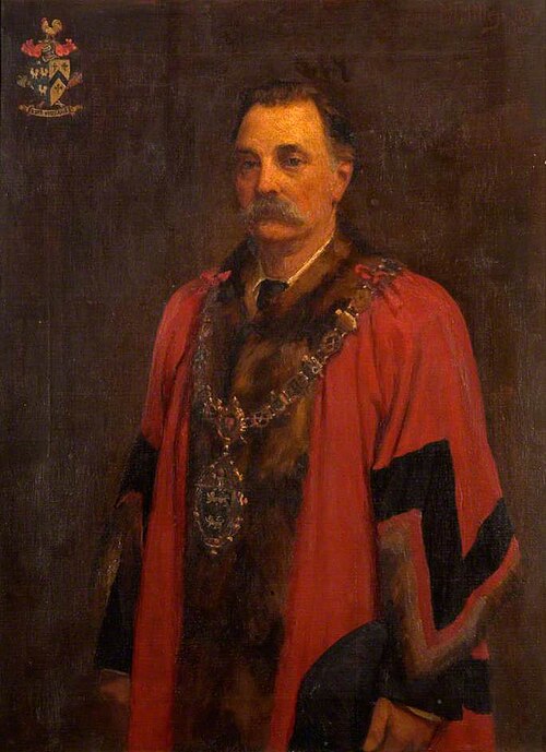 Alderman Wilson Lloyd (1835–1908), Mayor of Wednesbury (1888–1890), 1897, Philip Homan Miller
