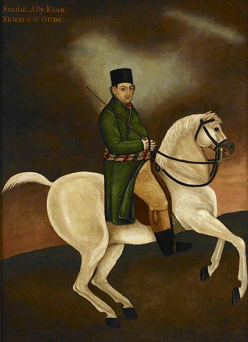 Sa'adat 'Ali Khan, Nawab of Oudh (1798–1814), on Horseback, 1800, George Place