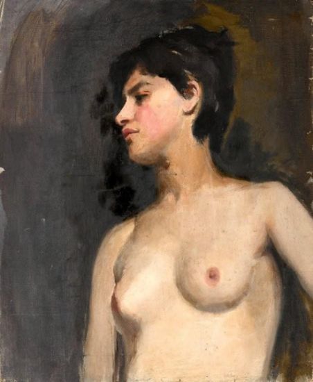Buste de femme nue, 1882, Albert de Belleroche