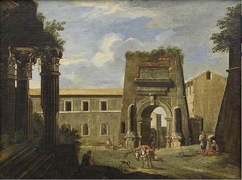 L'Arc de Titus, 1670, Niccolò Codazzi