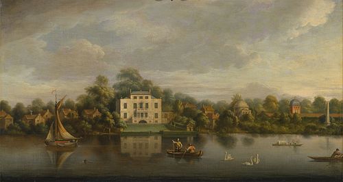 Pope's Villa, Twickenham, 1755, Joseph Nickolls