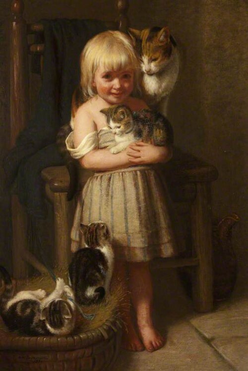 Edith Emmerson, aged 3, 1874, Henry Hetherington Emmerson