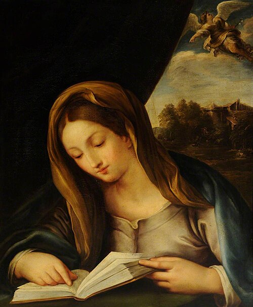 The Annunciation, 1846, Giuseppe Mazzolini