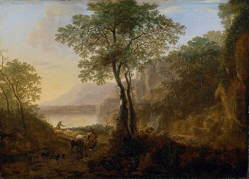 Italian Landscape, 1700, Willem de Heusch