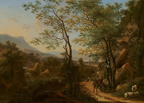 Paysage montagneux en Italie, 1650, Willem de Heusch