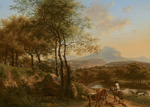 Mountainous River Landscape in Italy, 1650, Willem de Heusch