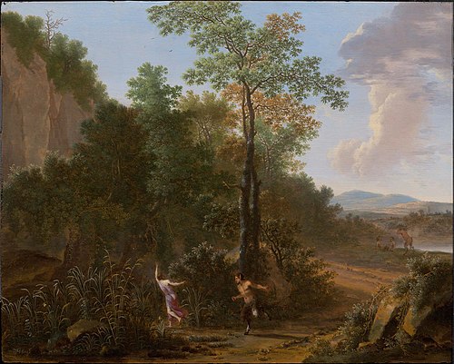 Pan and Syrinx, 1650, Willem de Heusch