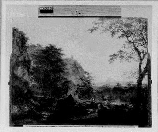 Italianate Landscape, 1644, Willem de Heusch