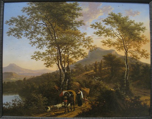 Italian Landscape with Peasants, 1675, Willem de Heusch