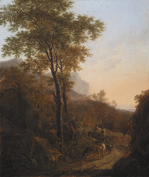 Italian Landscape, 1650, Willem de Heusch