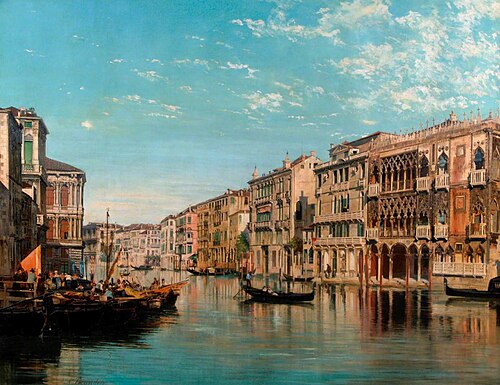 The Grand Canal, Venice, 1882, Antonietta Brandeis