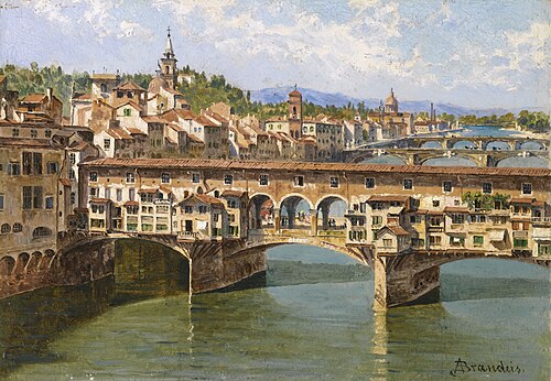 Ponte Vecchio zu Florenz, , Antonietta Brandeis