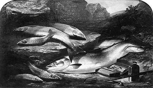 Salmon and Trout, 1862, Henry Leonidas Rolfe