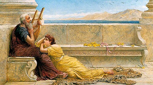 The Minstrel's Daughter, 1900, Thomas Watt Café