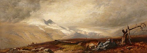 The Snowy Corries of Ben y Bourd, Braemar, September 20, 1856, 1857, Charles Grey