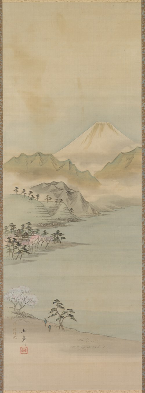 Lake Suwa, 1841, Hiroshige