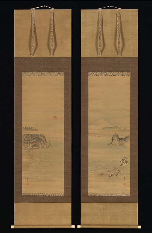 Shichirigahama and Enoshima, 1851, Hiroshige