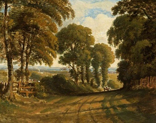 View down Merry Hill Road, Bushey, , James Charles Oldmeadow