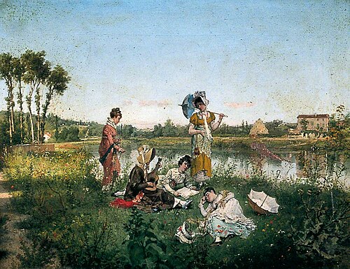 The Duet, 1873, Antonio Pascutti