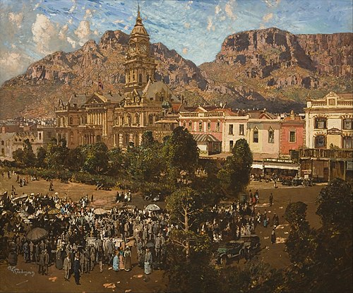 City Hall, Cape Town 1917, 1917, Robert Gwelo Goodman