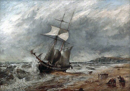 Stranded, 1866, William Joseph J. C. Bond