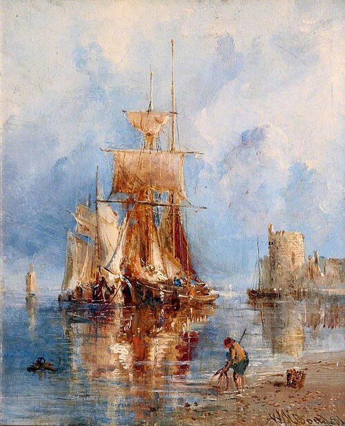 Conway Castle, 1881, William Joseph J. C. Bond