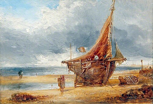 Hoylake Fishing Boat, 1884, William Joseph J. C. Bond