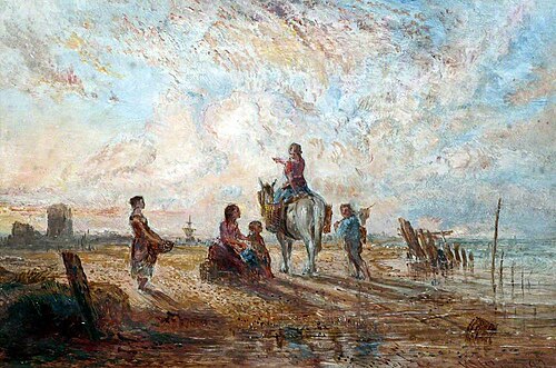 Estuary Scene with Figures, , William Joseph J. C. Bond