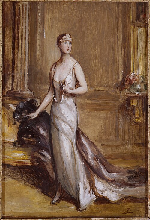 Portrait d'Isabelle d'Orléans, duchesse de Guise (1878-1961), 1932, Jules Cayron