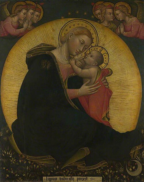 The Madonna of Humility, 1395, Lippo Dalmasio