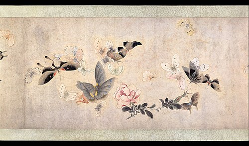Flowers and Butterflies, 1724, Ma Quan