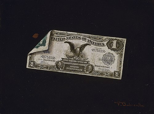 One Dollar Silver Certificate, 1899, Victor Dubreuil