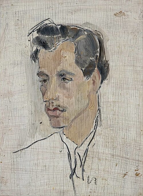 Portrait of Dariush Eskandani, , Shokouh Riazi